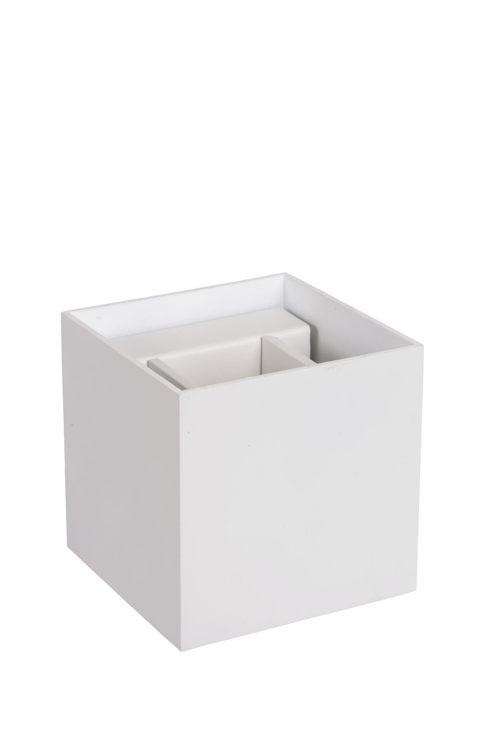 Lucide XIO LED wandlamp, dimbaar G9 4W 2700K, verstelbare lichtbundel, vierkant aluminium Wit, IP20