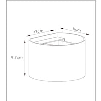 Lucide XIO wandlamp LED dimbaar G9 3.5W 2700K verstelbare lichtstraal Mat Goud Messing IP20