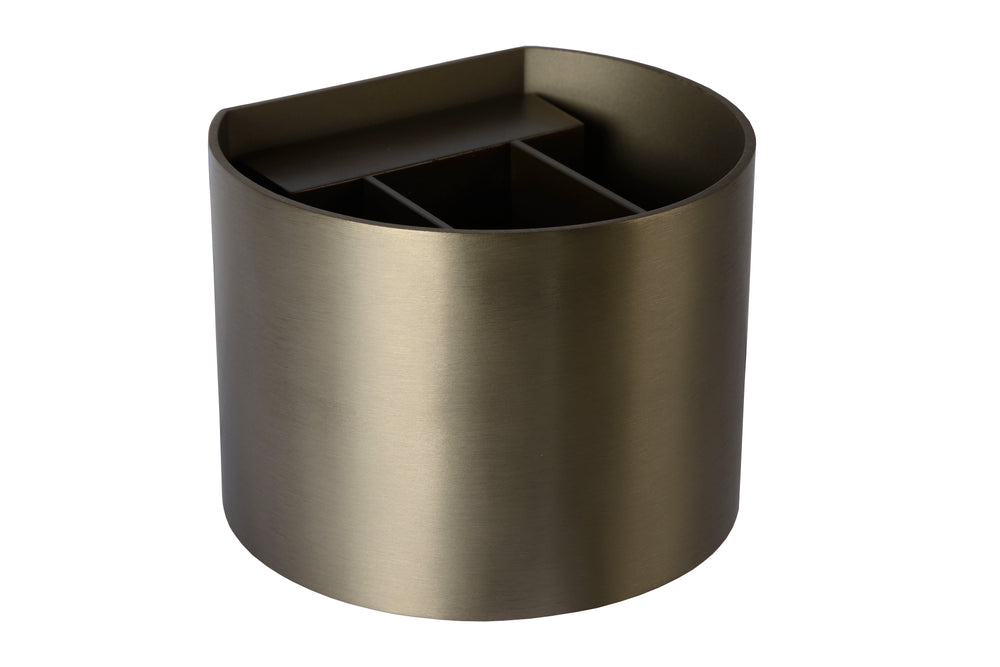 Applique murale LED Lucide XIO, dimmable G9 3.5W 2700K, angle de faisceau réglable, Brun Rouille, aluminium IP20