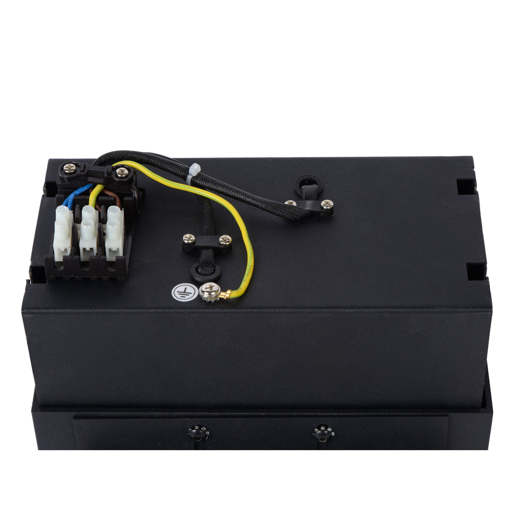 Spot encastré sans bordure Lucide TRIMLESS 2xGU10 Noir, boîtier en aluminium, IP20, dimmable, 220-240V