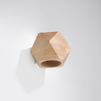 Wandlamp Woody natuurlijk hout
