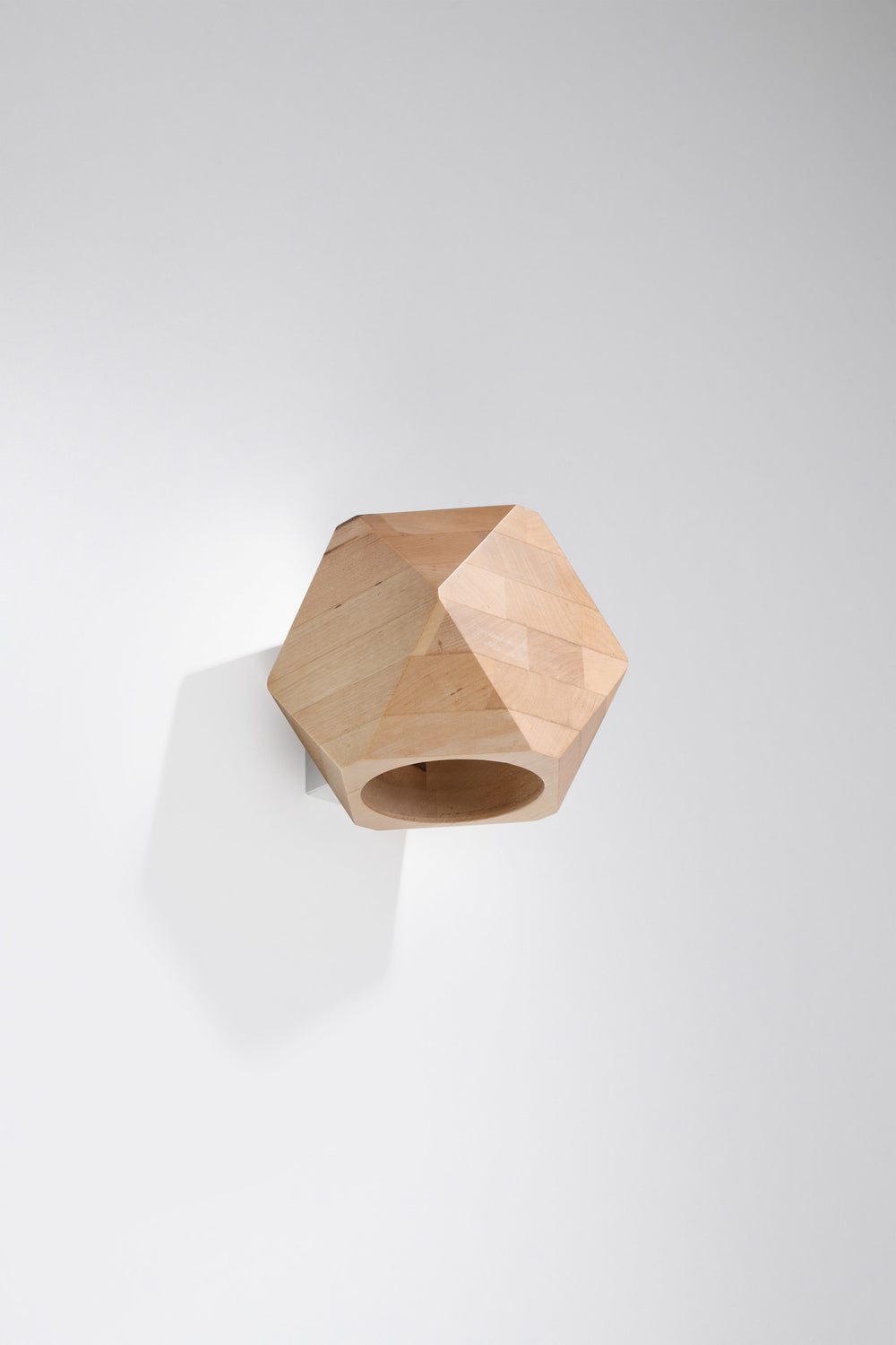 Wandlamp Woody natuurlijk hout
