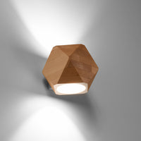 Wandlamp Woody natuurlijk hout
