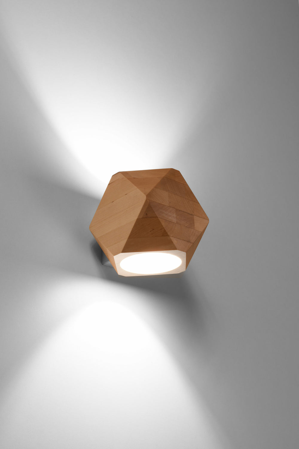 Wandlamp Woody natuurlijk hout