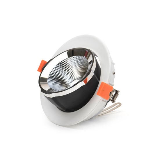 LCB Downlight LED banaanspot 10W 3000K 4000K puce Philips IP20 CRI 80 CE RoHS éclairage encastré pour magasin