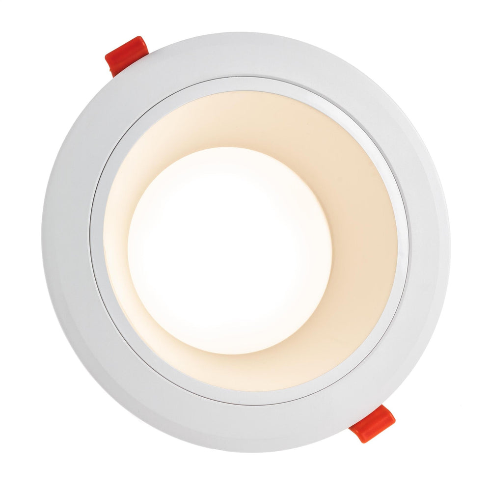 Spectrum LED inbouw downlight 25W 230V 3000K warm wit 1875 lumen 90° stralingshoek IP20 Wit 230mm