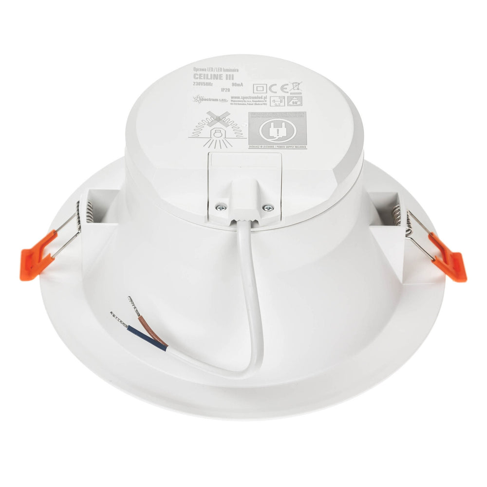 LED inbouwspot - 25W vervangt 250W - 3000K warm wit licht