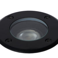 Lucide BILTIN LED grondspot IP67 Zand Mat Zwart Ø108mm GU10 220-240V buiten inbouwverlichting
