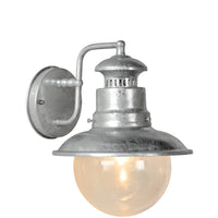 Applique murale Lucide FIGO intérieur extérieur ronde 215mm douille E27 IP44 acier galvanisé finition noire