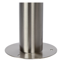 Poteau lanterne d’extérieur Lucide Zico, IP44 acier inoxydable, 1xE27 60W max, hauteur 1000mm design classique