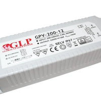 Adaptateur secteur LED étanche GLP 12V 192W 16A IP67
