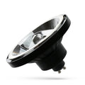Spectrum LED AR111 GU10 spot, 10W 3000K warm wit, 1000 lumen, 20° bundel, Zwart behuizing, 230V binnen
