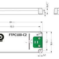 Alimentation LED GLP 24V 100W 4.17A IP20 driver CE RoHS avec performance fiable pour éclairage intérieur