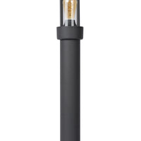 Lucide LORI buiten LED sokkellamp met E27, IP44, dag nacht sensor, 220-240V, 800mm Antraciet