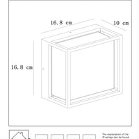 Applique murale LED Lucide SINGA intérieur extérieur 10W 3000K IP54 Aluminium moulé sous pression Noir design moderne