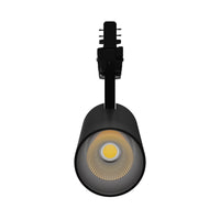 LED Railspot Zwart Tracklight - Universeel 3-Phase - 25W 119lm p/w - 4000K helder wit licht