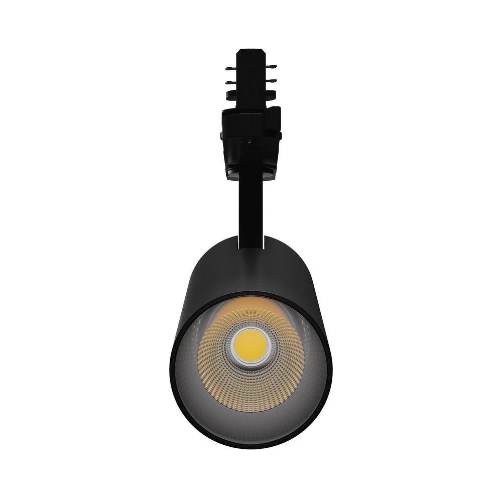 LED Railspot Zwart Tracklight - Universeel 3-Phase - 25W 119lm p/w - 4000K helder wit licht
