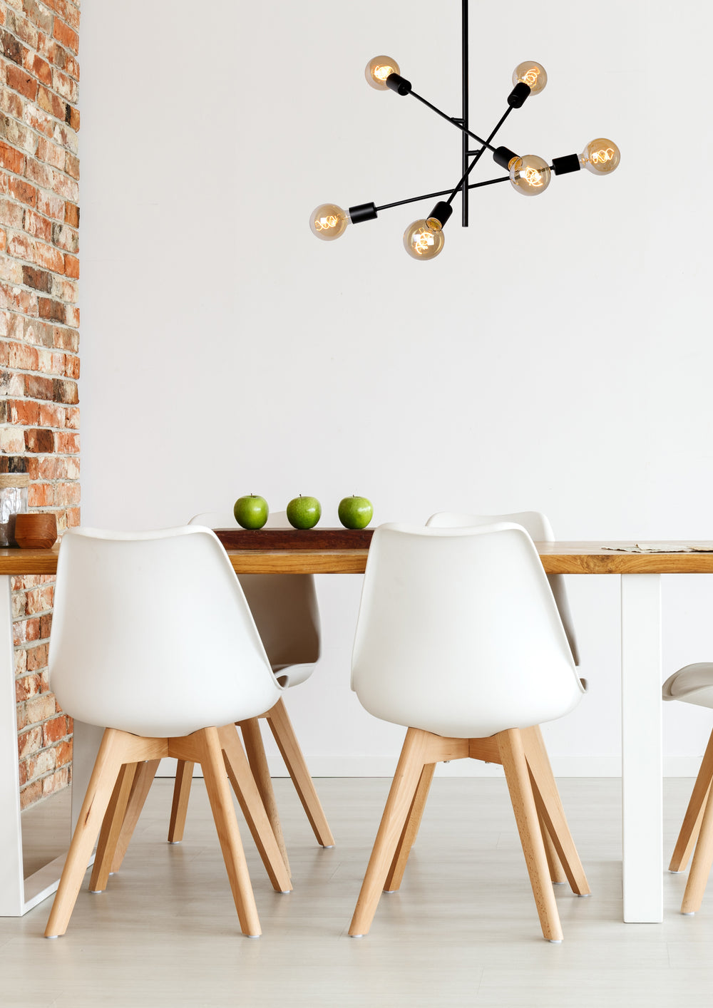 Lucide LESTER plafonnier, 6x douilles E27, 220-240V, dimmable, design moderne en métal Noir Mat, IP20