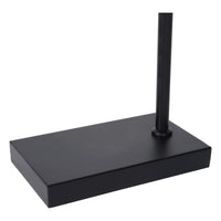 Lampe de table Lucide LEANNE, douille E27, 40W max, 220-240V, IP20, métal noir mat moderne, hauteur 52cm