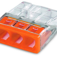 Wago bornier de connexion 3 voies 0,5-2,5 mm² 2273-203 - IP20 compact et fiable pour les petits espaces - 100 pièces