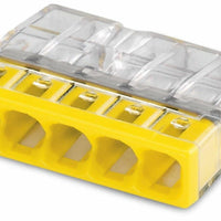 Connecteur de jonction 5 x WAGO 2273-205 pour fils de 0,5-2,5 mm², IP20, certifié CE & RoHS, emballage de 100 pièces