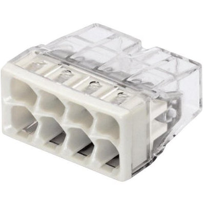 WAGO borne de connexion 8 fois pour fils de 0,5-2,5 mm², protection IP20, certifié CE, idéal pour les espaces compacts