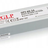 GLP LED power adapter 24V 60W 2.5A IP67 waterdicht