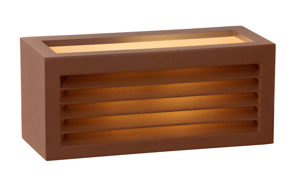 Lucide DIMO buitenwandlamp Antraciet, E27 fitting, IP54, aluminium behuizing, 220-240V, modern box design