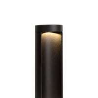 Lucide COMBO LED tuin sokkellamp, 9W 3000K, IP54 Zwart aluminium, 250mm moderne buitenbollard