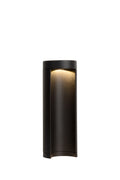 Lucide COMBO LED tuin sokkellamp, 9W 3000K, IP54 Zwart aluminium, 250mm moderne buitenbollard