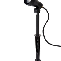 Projecteur de jardin LED Lucide SPIKE, 1x5W GU10 3000K, dimmable, IP54 Luminaire d’extérieur en aluminium noir
