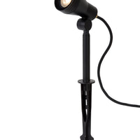 Projecteur de jardin LED Lucide SPIKE, 1x5W GU10 3000K, dimmable, IP54 Luminaire d’extérieur en aluminium noir