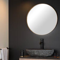 Lucide BRICE Plafonnier LED pour salle de bain, rond 8W dimmable 3000K IP44 Noir Mat Ø117mm