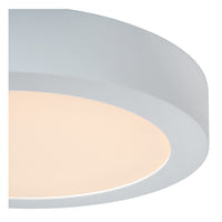 Lucide BRICE LED badkamer plafondlamp, dimbaar 15W 3000K, IP44 rond 24cm Wit modern design