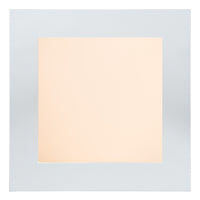 Plafonnier de salle de bain Lucide BRICE LED, dimmable 15W 3000K, IP44, finition carrée blanc mat