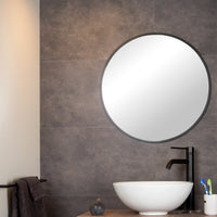 Lucide BRICE LED badkamer plafondlamp, dimbaar 22W 3000K IP44, vierkant 220mm Mat Zwart