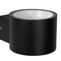 Lucide OXFORD LED wandlamp binnen buiten, IP54 Zwart aluminium, G9 fitting uplight & downlight