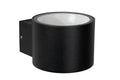 Lucide OXFORD LED wandlamp binnen buiten, IP54 Zwart aluminium, G9 fitting uplight & downlight