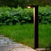 Lucide TEXAS LED sokkellamp 7W 3000K IP54 Antraciet buiten aluminium 220-240V 600mm moderne tuinverlichting