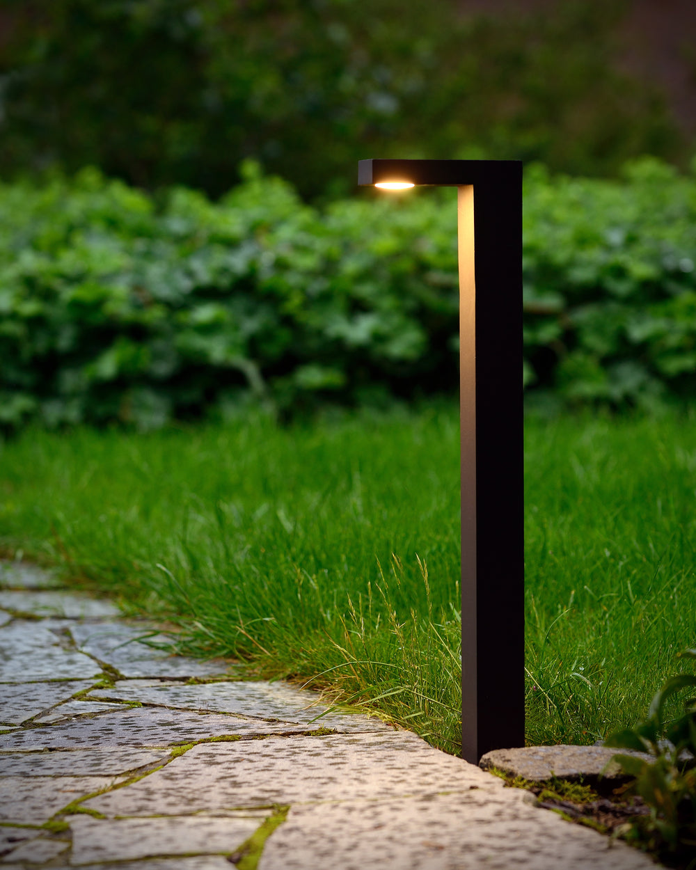 Lucide TEXAS LED sokkellamp 7W 3000K IP54 Antraciet buiten aluminium 220-240V 600mm moderne tuinverlichting
