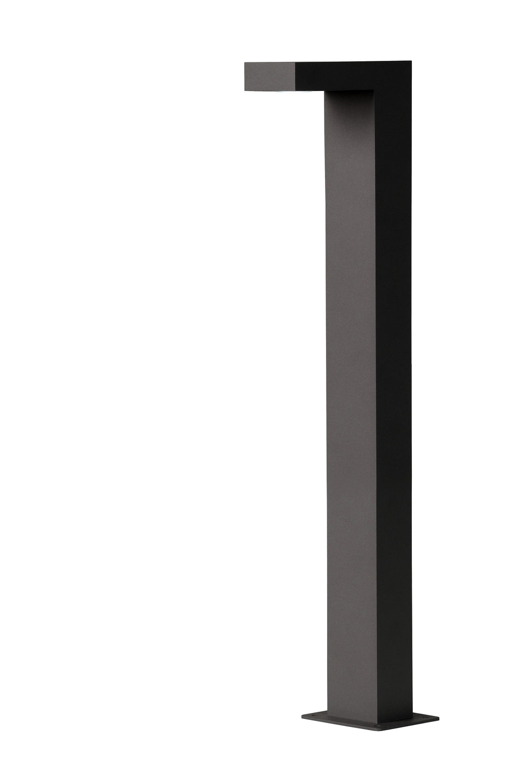 Lucide TEXAS LED sokkellamp 7W 3000K IP54 Antraciet buiten aluminium 220-240V 600mm moderne tuinverlichting