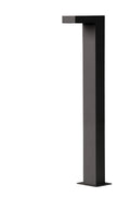 Lucide TEXAS LED sokkellamp 7W 3000K IP54 Antraciet buiten aluminium 220-240V 600mm moderne tuinverlichting