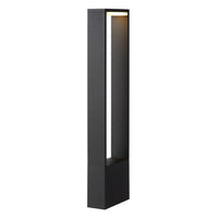 Lucide GOA LED sokkellamp 10W 3000K IP54 Donkergrijs buitenverlichting tuin