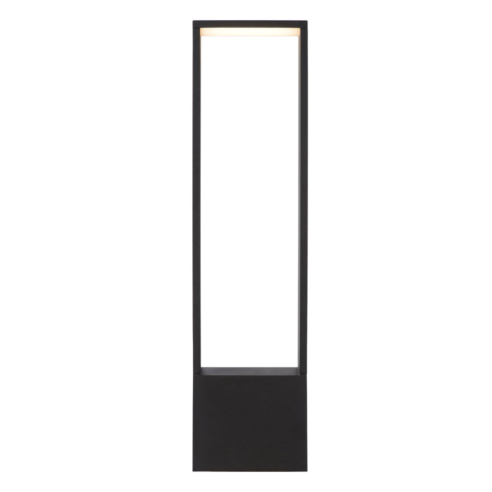 Lucide GOA LED sokkellamp 10W 3000K IP54 Donkergrijs buitenverlichting tuin