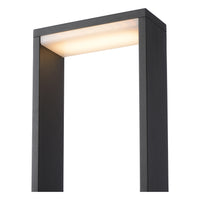 Lucide GOA LED sokkellamp 10W 3000K IP54 Donkergrijs buitenverlichting tuin
