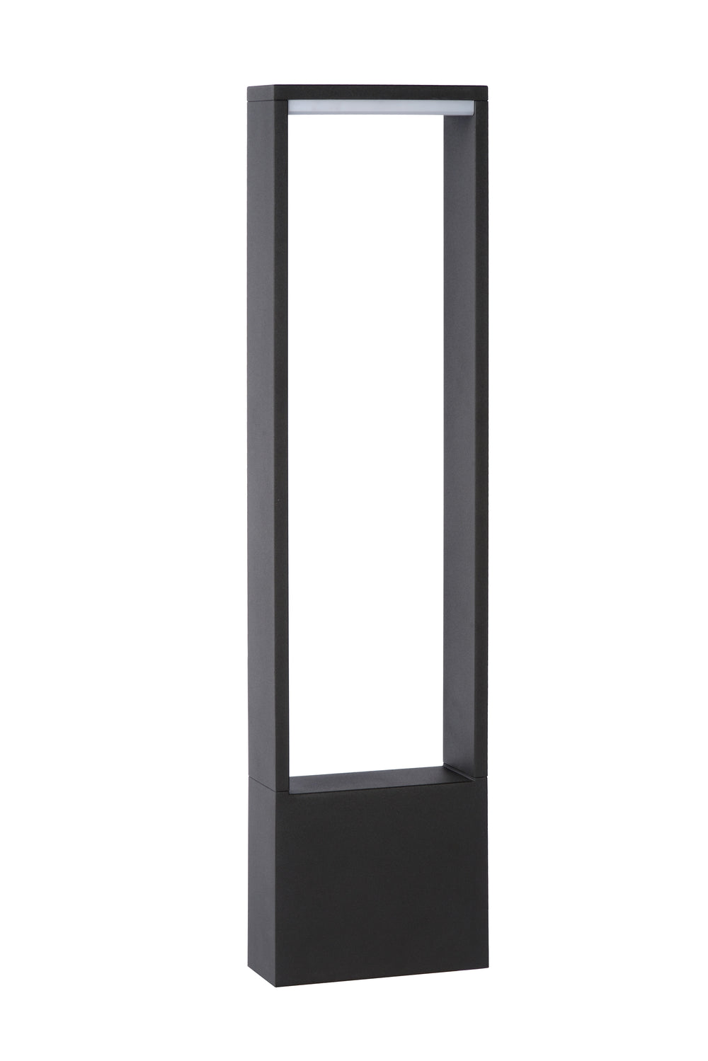 Lucide GOA LED sokkellamp 10W 3000K IP54 Donkergrijs buitenverlichting tuin