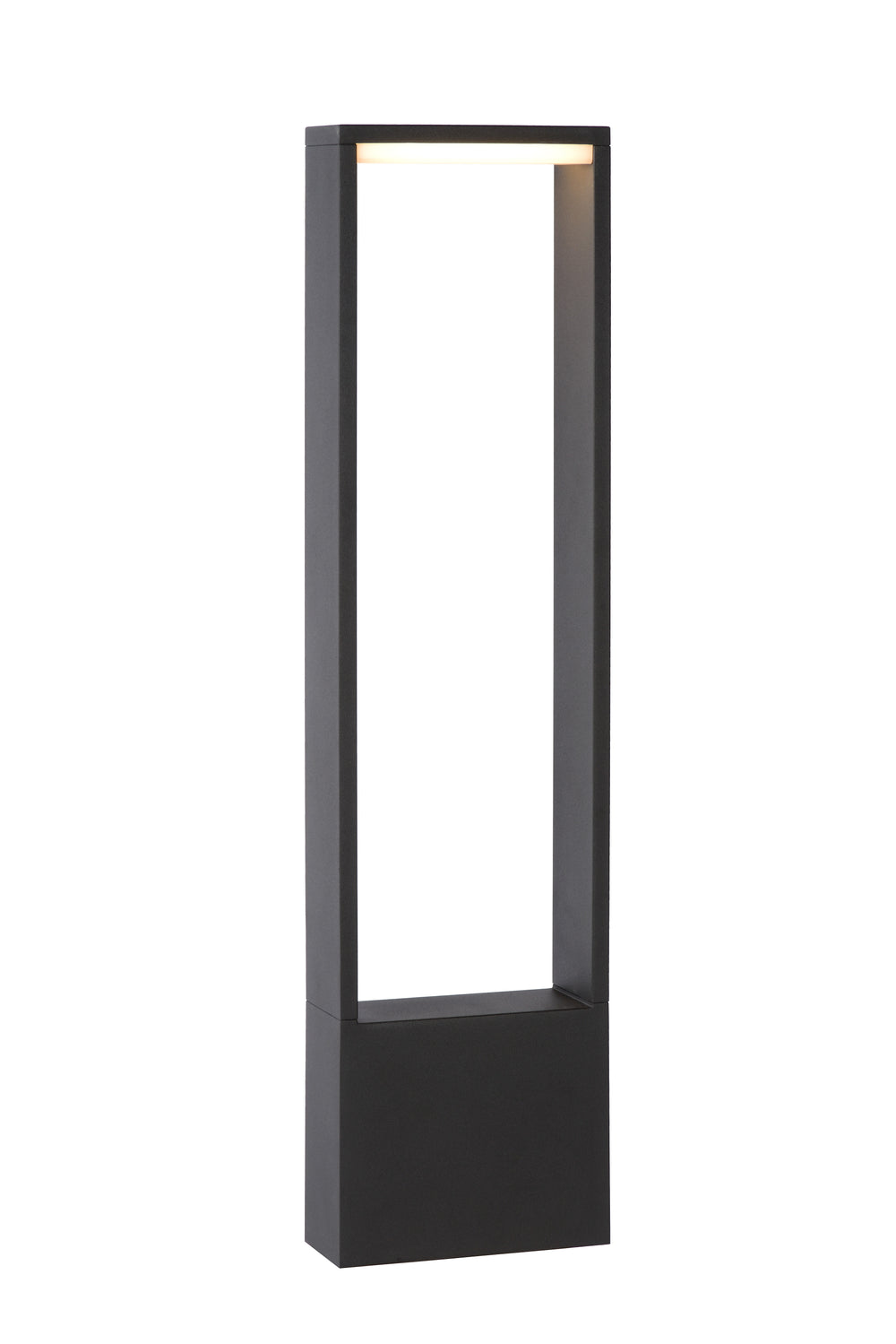 Lucide GOA LED sokkellamp 10W 3000K IP54 Donkergrijs buitenverlichting tuin