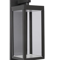 Lucide CLAIRETTE LED wandlamp 13W 3000K IP54 met PIR bewegingssensor en antraciet behuizing