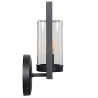 Applique murale Lucide NISPEN Noir, douille 1xE14, 40W max, IP44 luminaire métallique intérieur extérieur 220-240V