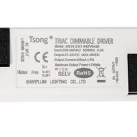 LCB driver LED dimmable coupure de phase TRIAC pour panneau LED 17W IP20 CE RoHS